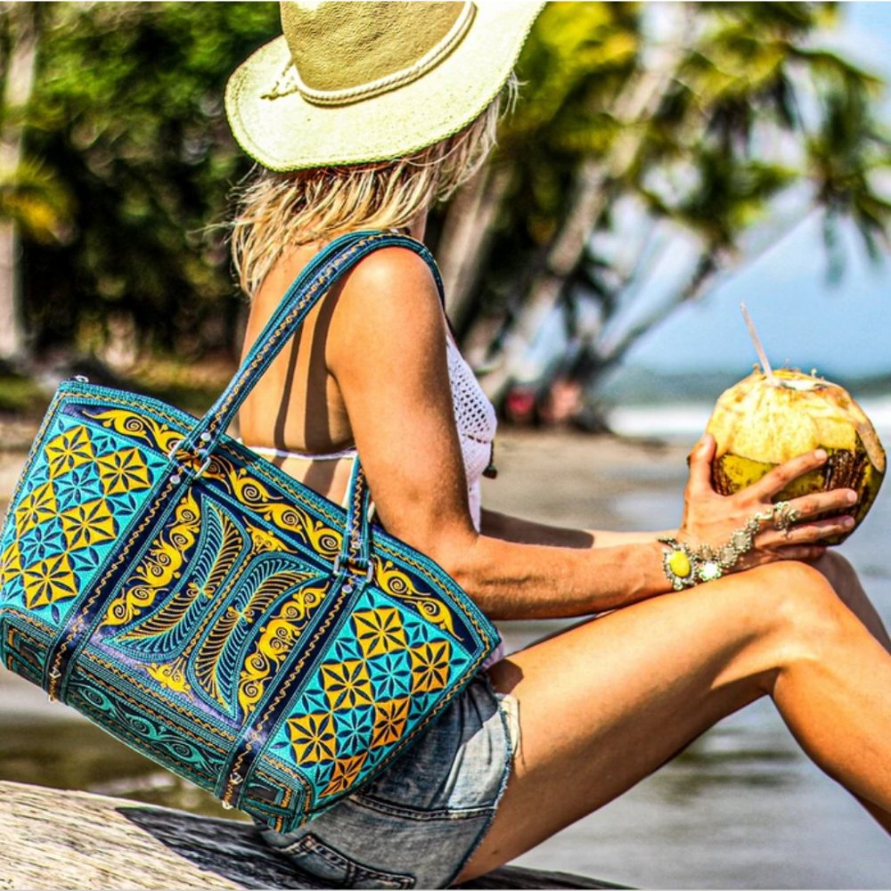 Art made with love by our Sumatran Artisans - Rerebe Tote Bag